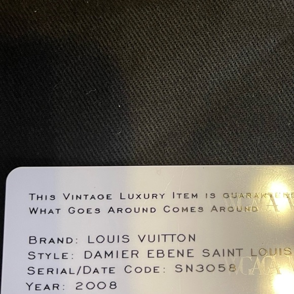 Louis Vuitton Damien Ebene Saint Louis - Picture 2 of 12